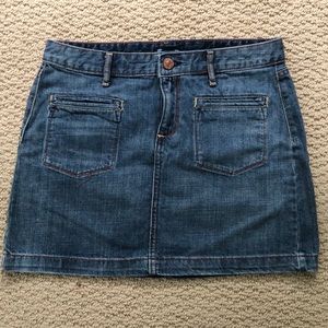 GAP denim mini skirt